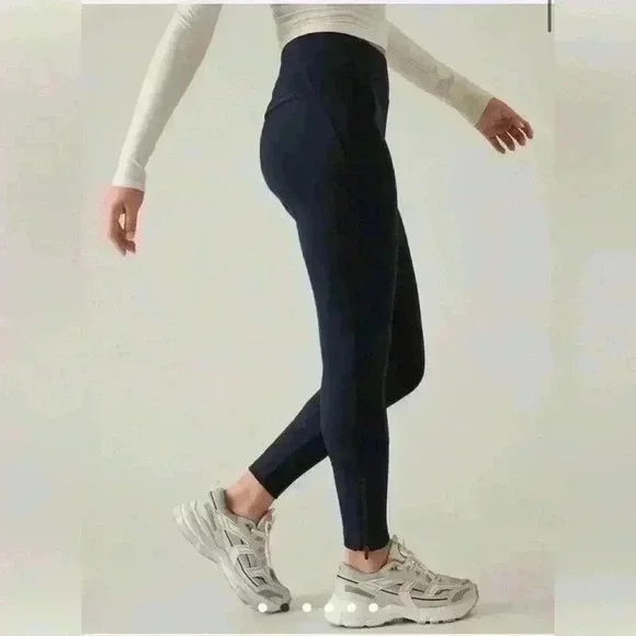 Athleta DELANCEY SKYLINE TIGHT, Navy, small - Picture 2 of 4